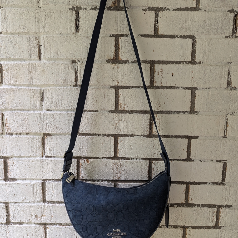 Coach Navy Shoulder Bag